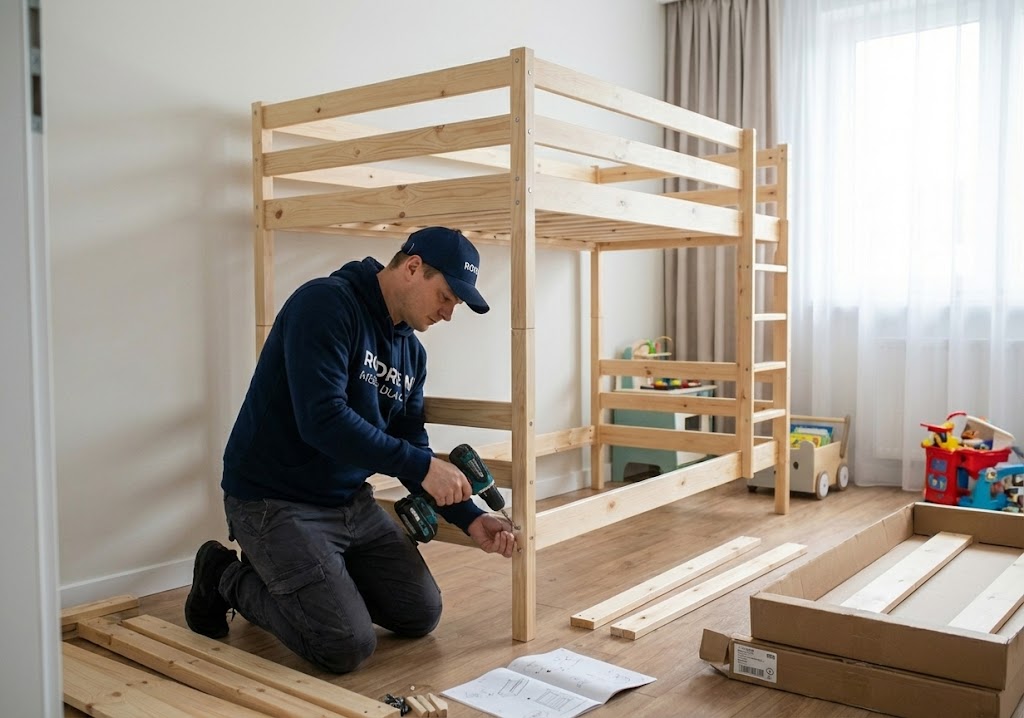 Profesjonalny montaż mebli w pokoju dziecięcym