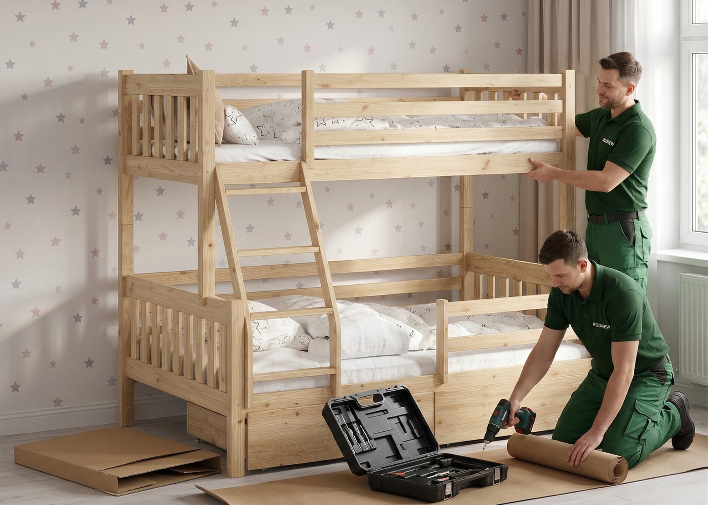 Profesjonalny montaż mebli w pokoju dziecięcym